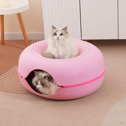 "Hide-and-seek" Wendy Cat Tunnel Bed