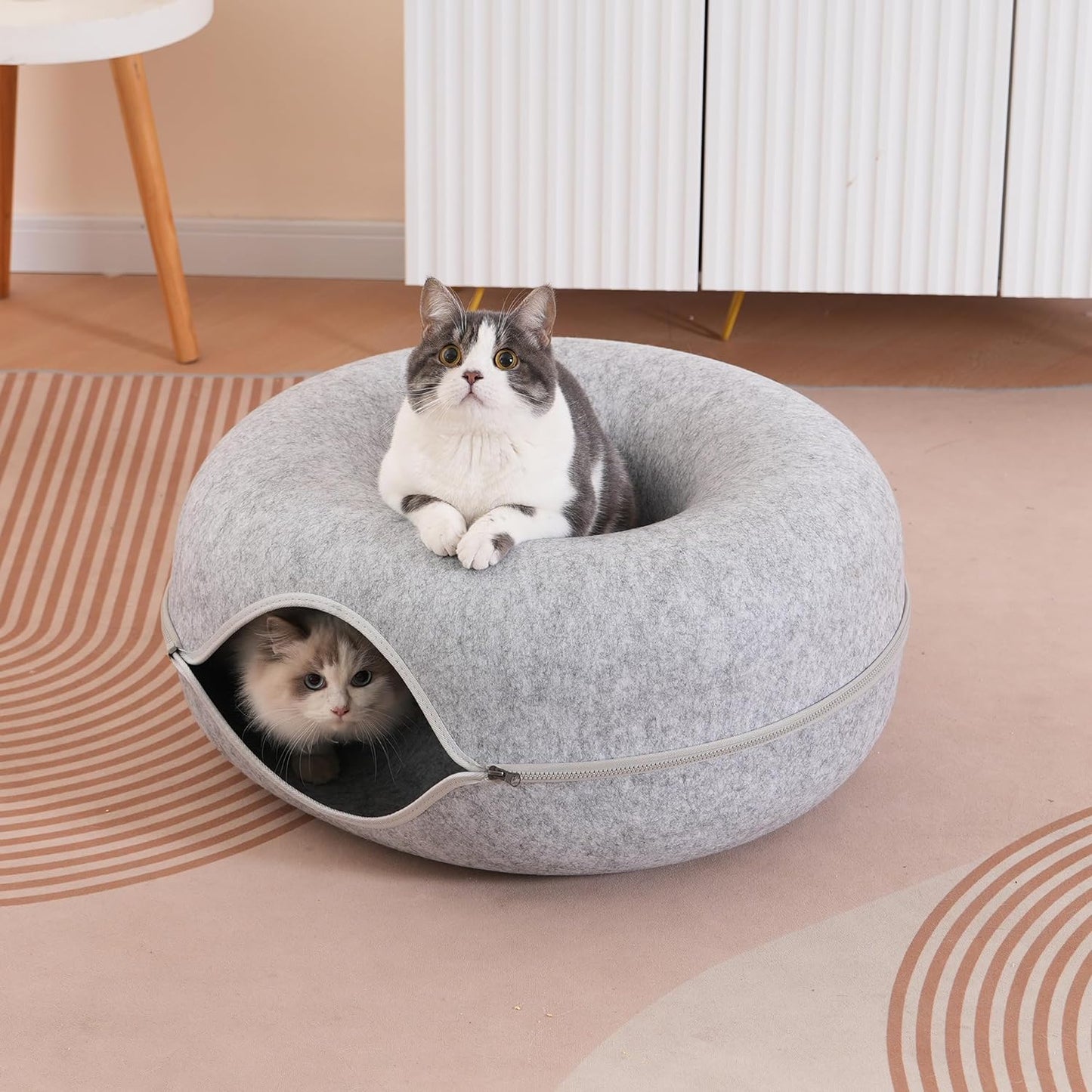 "Hide-and-seek" Wendy Cat Tunnel Bed