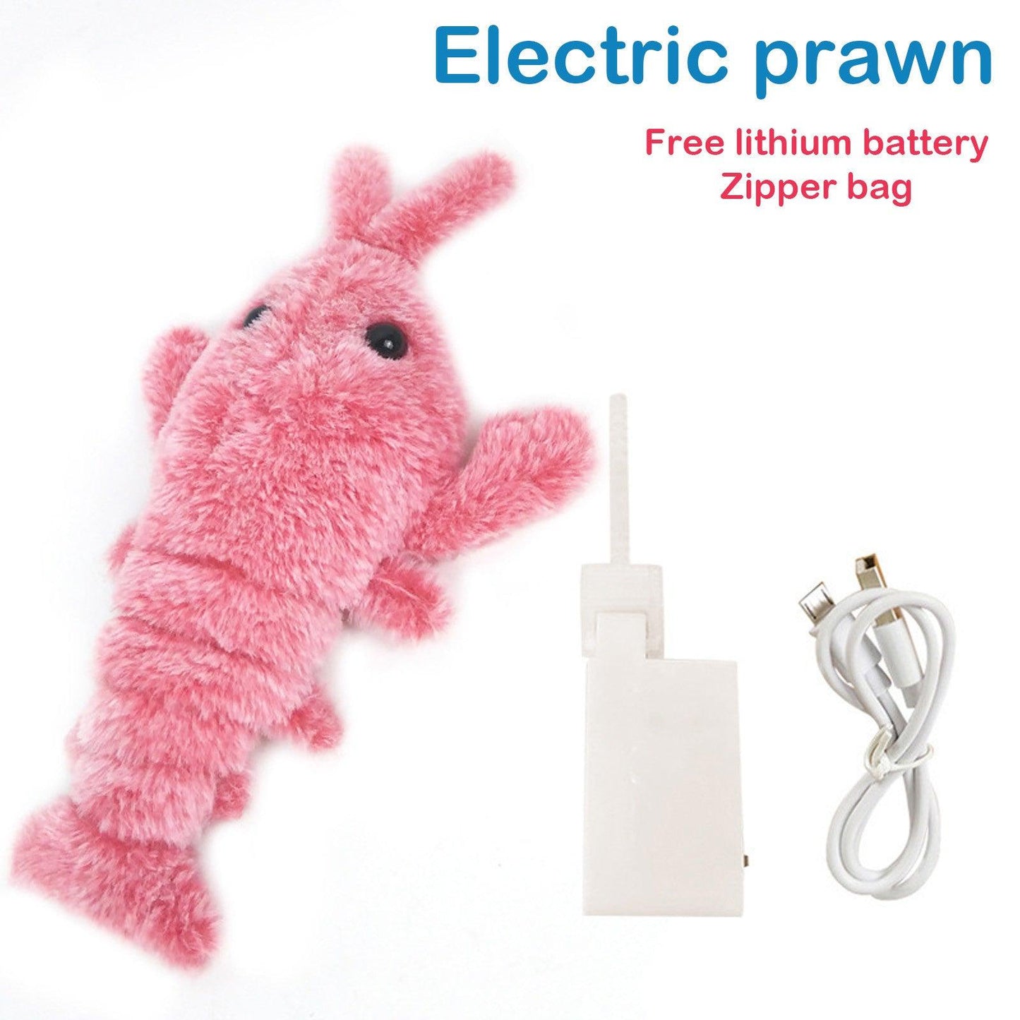 Electric Jumping Shrimp Cat Toy - Wendy Pet Shop 