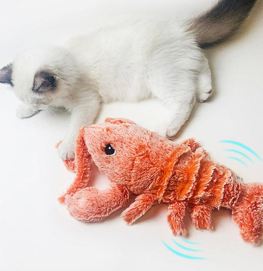 Electric Jumping Shrimp Cat Toy